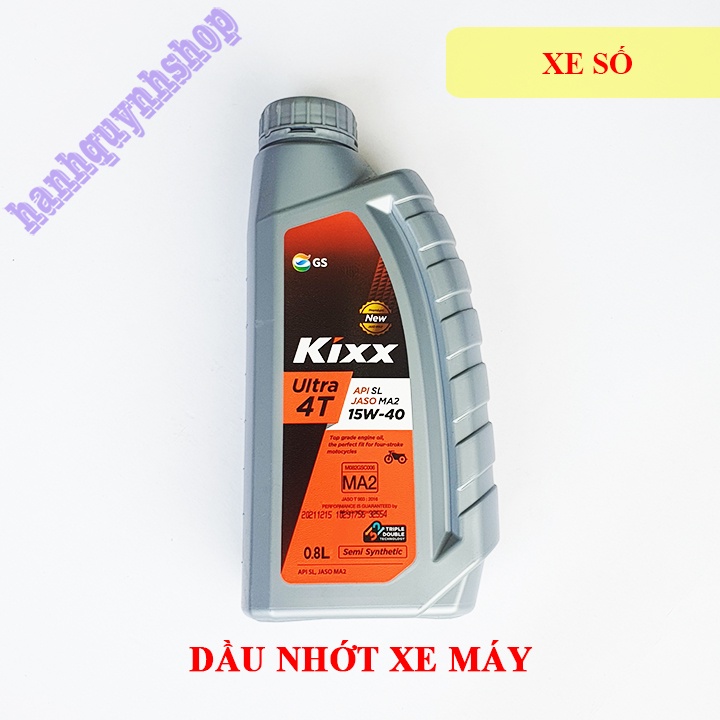 Dầu nhớt xe máy Kixx 800ml cho xe ga, xe số chính hãng nhập khẩu Hàn Quốc