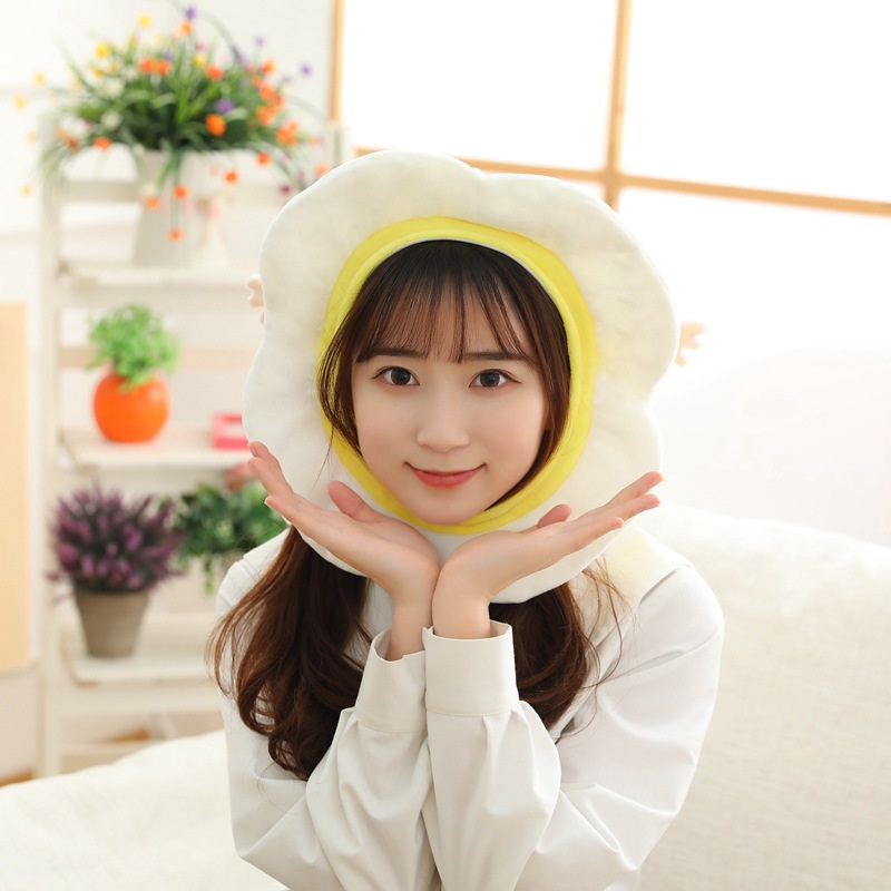 Búp Bê Nhồi Bông Đồ Chơi Hình Hamburger Khoai Tây Chiên Đội Nón Nhồi Bông Dễ Thương Dùng Làm Quà Tặng Cho Bé Gái Y