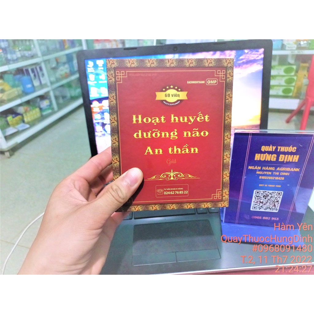 Hoạt Huyết Dưỡng Não An Thần, Thực phẩm chức năng, chính hãng BÁCH NIÊN THANH