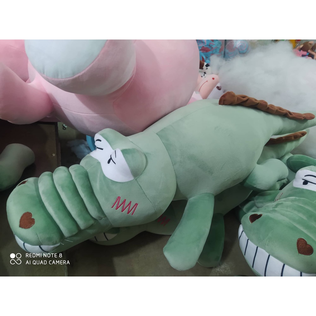 Gấu Bông Cá Sấu Mặt Ngáo nhồi bông to đẹp hàng cao cấp