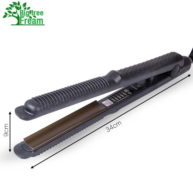 BT 2 in 1 Hair Straightener Styling Tools Hair Iron Curling Pranchas Ionic Flat