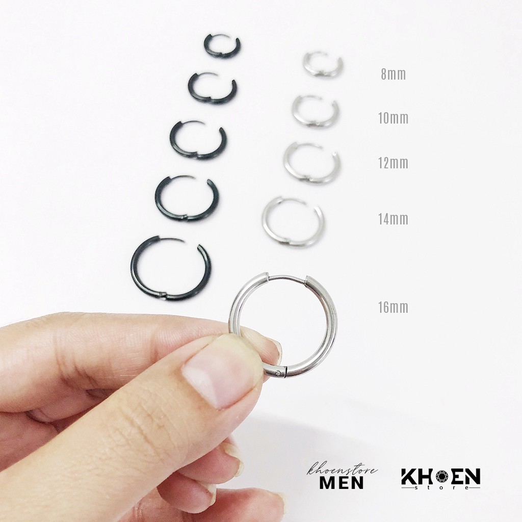 (1 Chiếc) Khuyên Tròn trơn bản 2.5mm nhiều size - Khoen Store