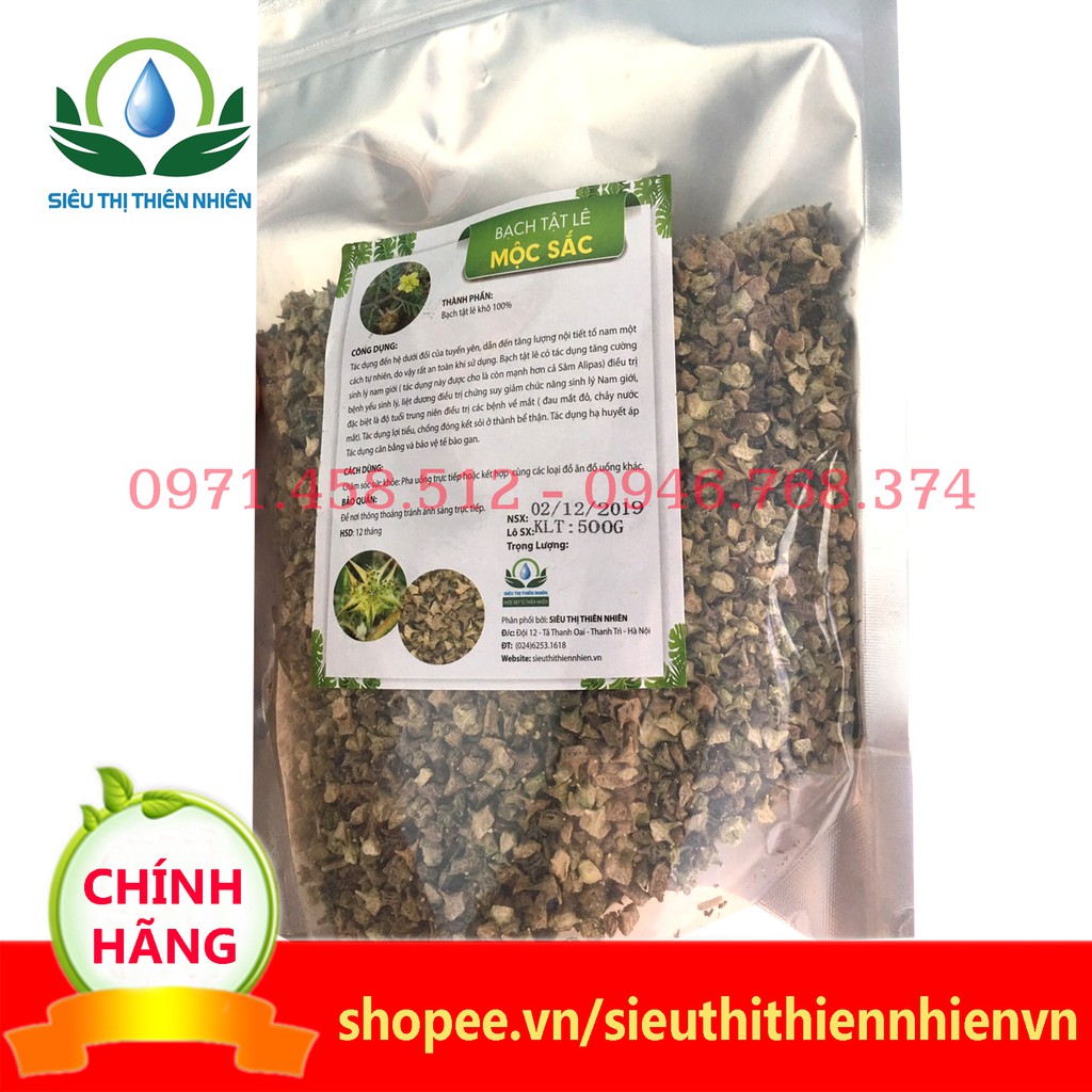 Bạch Tật Lê Sấy Khô Mộc Sắc 1kg