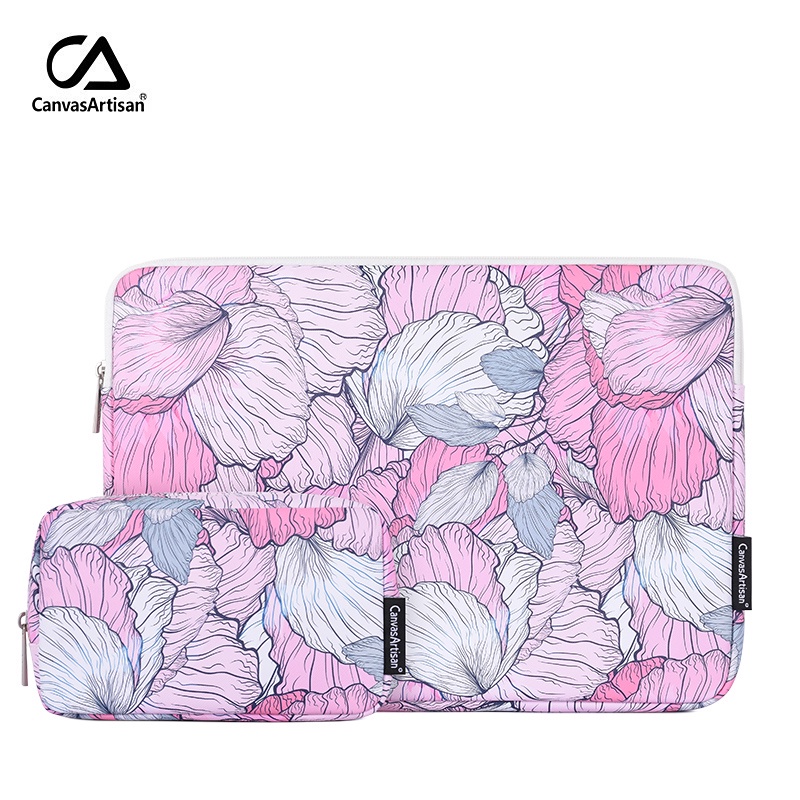 Túi Da Canvas Đựng Laptop Chống Thấm Nước Cho Air Pro Acer Dell 11 / 12 / 13 / 14 / 15 inch