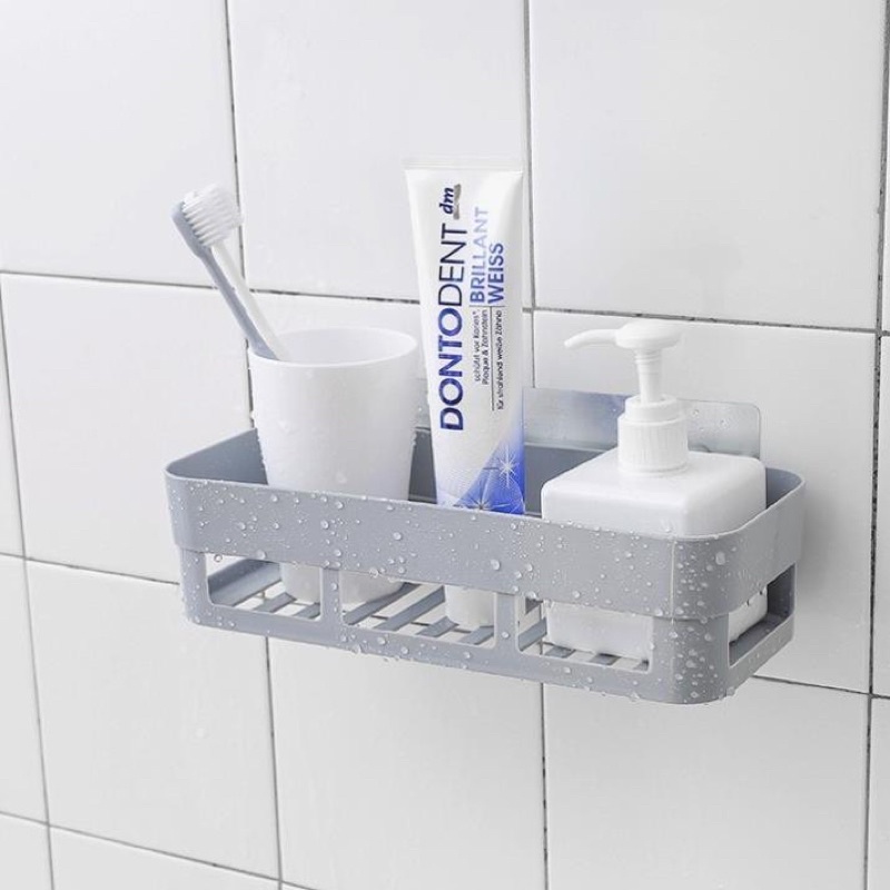 KHAY KỆ NHỰA DÁN TƯỜNG HÌNH CHỮ NHẬT