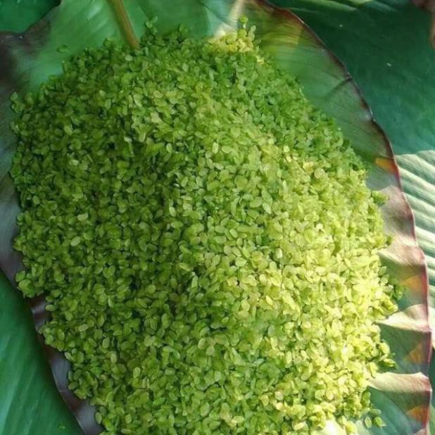 Cốm dẹp xanh làm chả,chiên tôm,làm bánh, nấu xôi,kem...