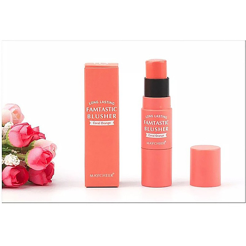 Phấn Má Hồng Dạng Thỏi kèm Cọ Siêu Mịn MayCheer 0024