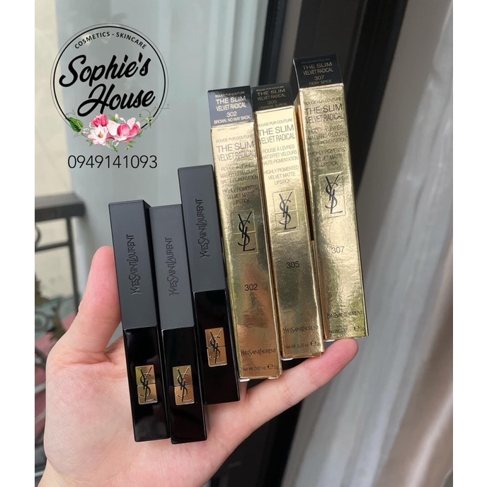 Son YSL SLIM Velvet Radical / vỏ đen