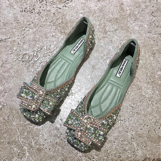 (ORDER) giày búp bê bệt đính đá - Có ảnh thật | BigBuy360 - bigbuy360.vn