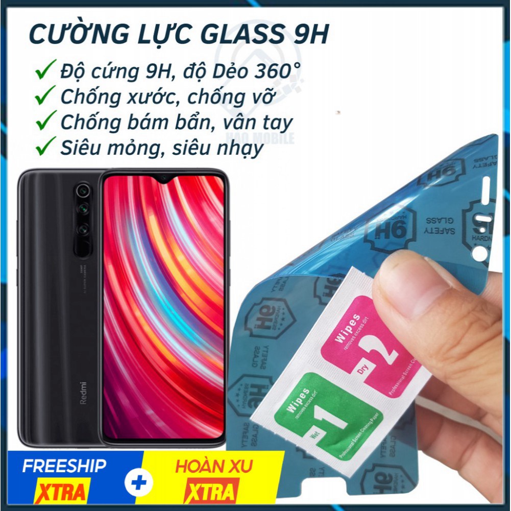 Dán cường lực dẻo nano Xiaomi Redmi Note 3, 4, 5, 5 Pro, 6 Pro, 7, 8, 8 Pro