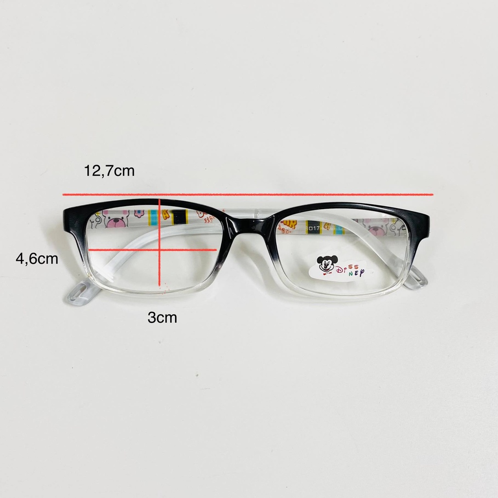 [Gọng kính cận nhựa dẻo] gọng kính trẻ em DISS NEP nhận cắt tròng cận loạn theo yêu cầu