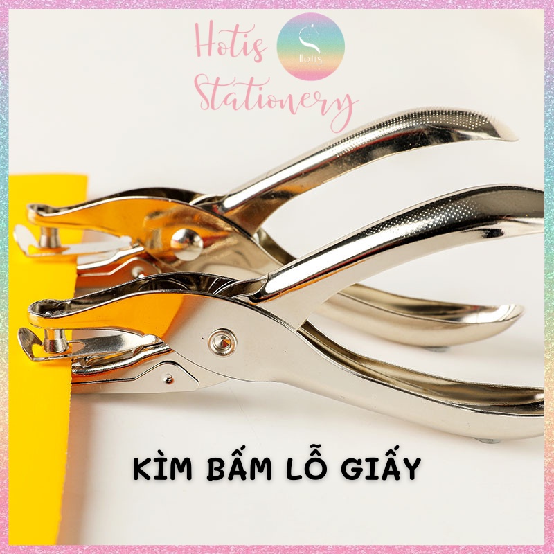 Kìm bấm lỗ giấy 3mm / 6mm KW-triO làm sổ còng, planner, bullet journal, flashcard, tag