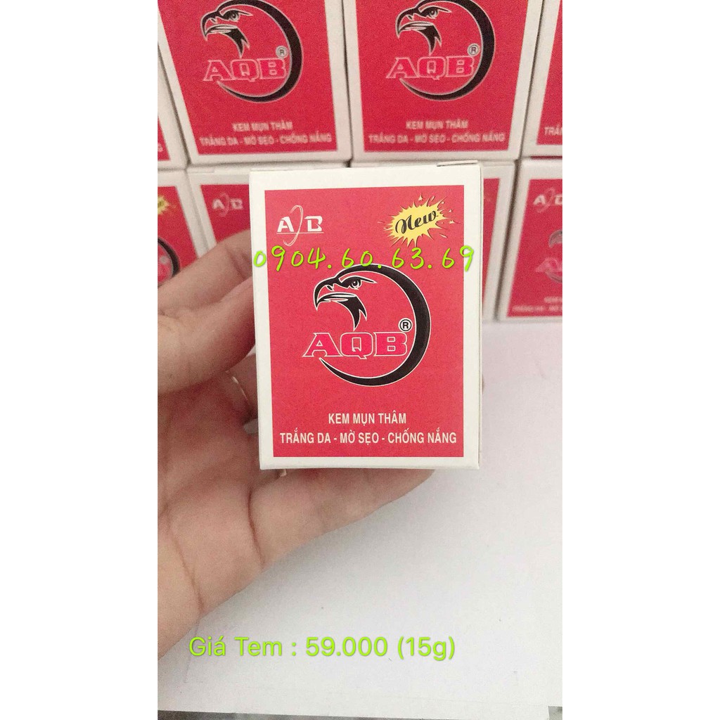 Kem Mụn Thâm -Trắng Da -Mờ Sẹo-Chống Nắng 15g AQB