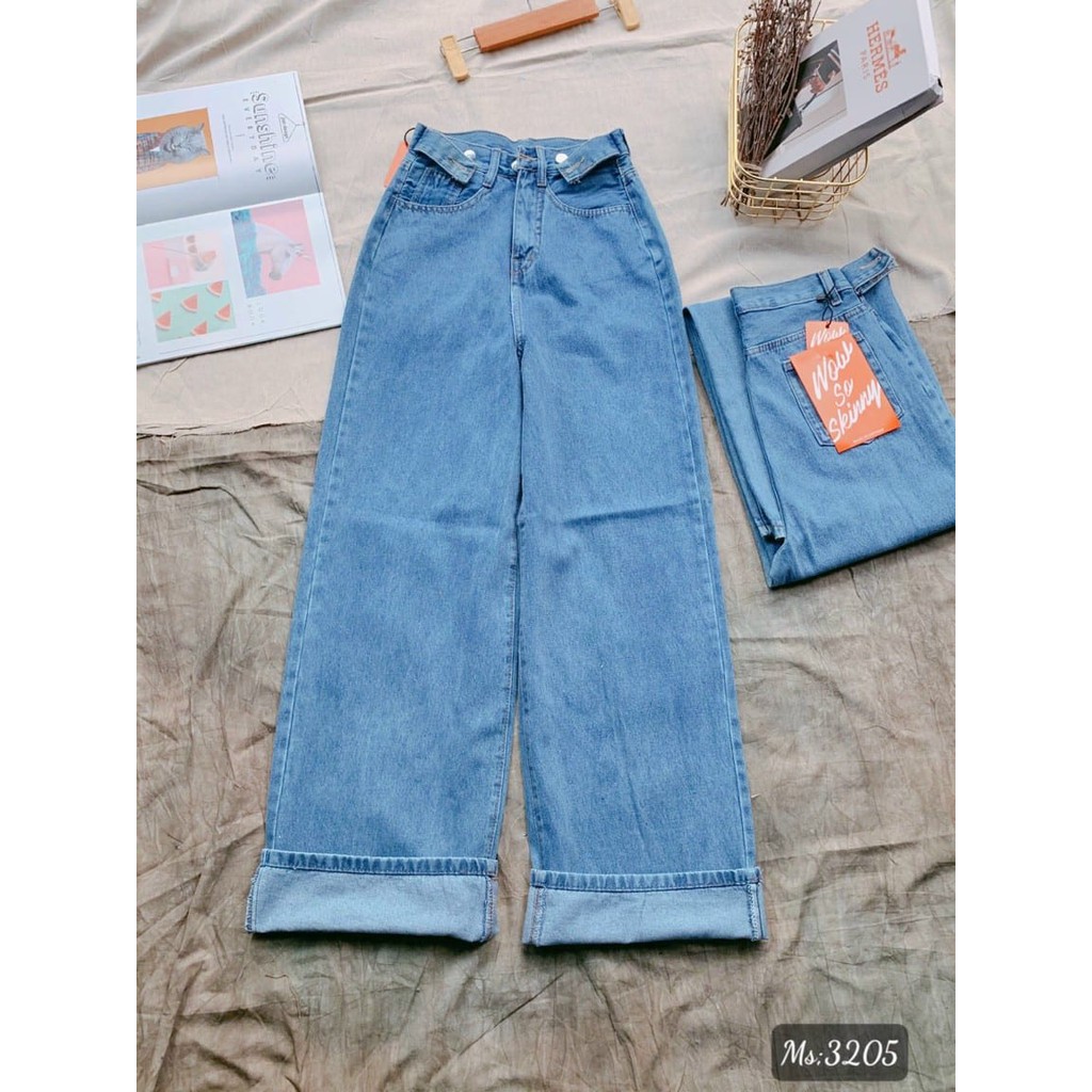 ( Hình Thật )QUẦN JEAN ỐNG RỘNG NỮ UNISEX - Hot 2020