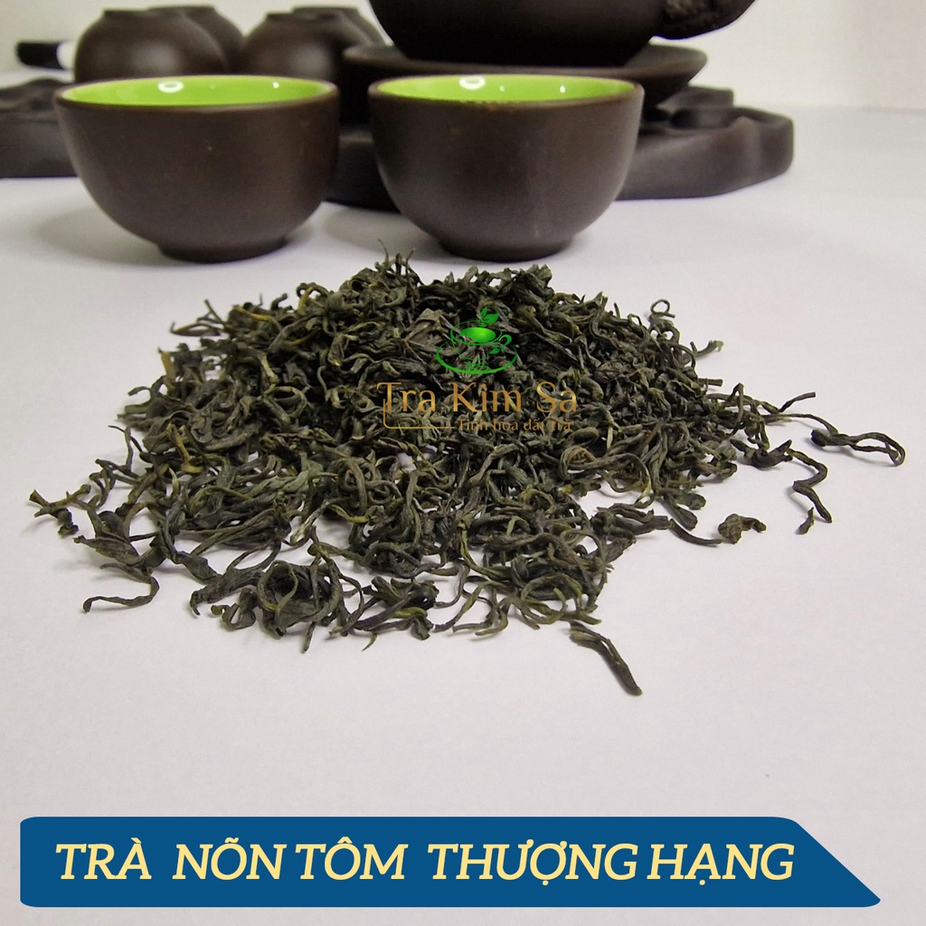 Trà Nõn tôm Thái Nguyên Loại Thượng hạng 1kg - Hộp 10 Gói 100Gr - Trà Hữu Cơ - TKS068