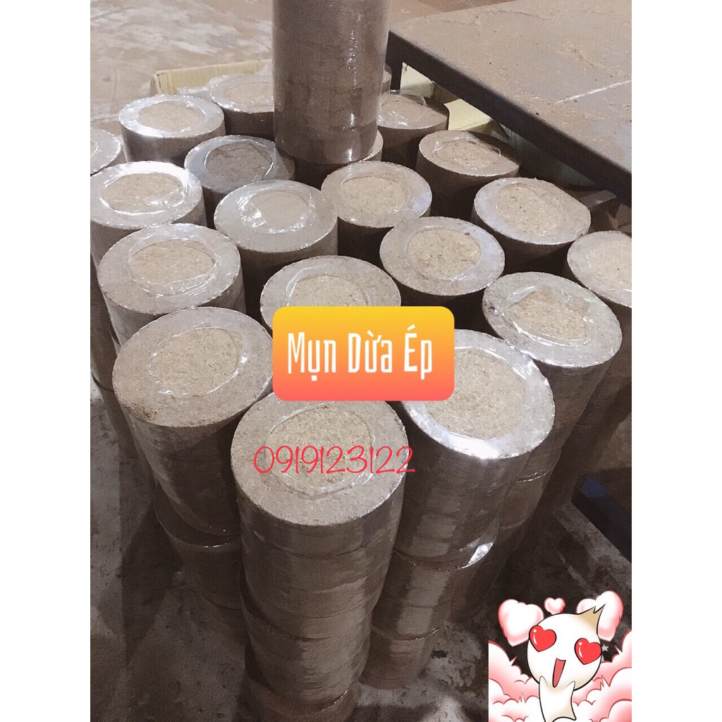 Mụn dừa ép bánh trồng rau, ươm cây 450gr/1 bánh