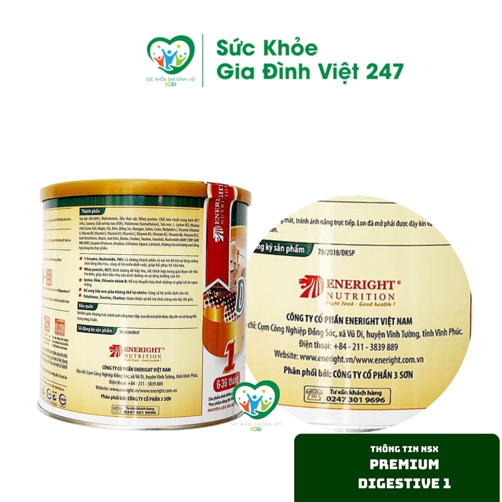 Sữa Premium Digestive 1 loại 700g