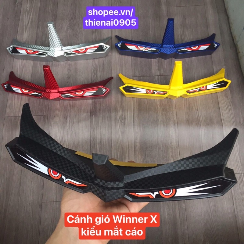 Cánh gió Winner X, mặt nạ Winner X kiểu mắt cáo