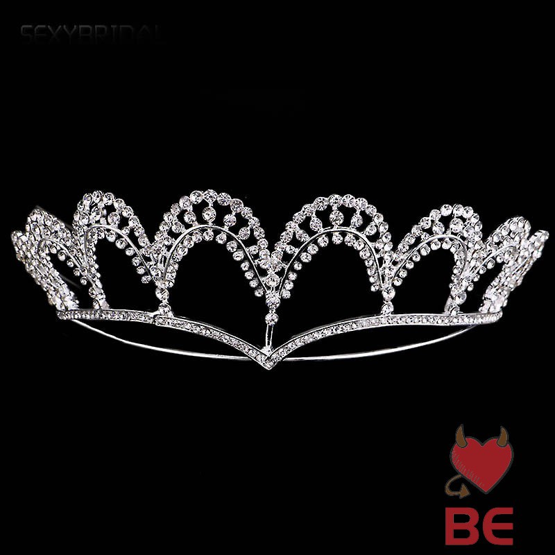 Vương miện đội đầu đính đá thanh lịch trang trí tóc cho cô dâu