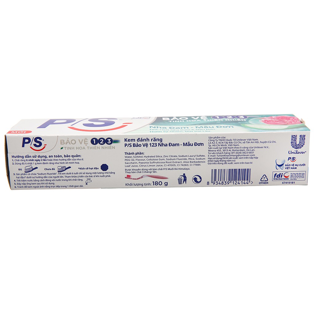 KEM ĐÁNH RĂNG DÀNH CHO NGƯỜI LỚN P/S