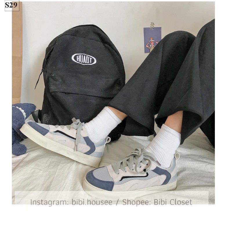 Giày thể thao phong cách ulzzang Hàn Quốc năng động đáng yêu học sinh hot trend mã S29 | BigBuy360 - bigbuy360.vn