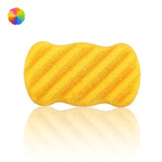 (Hàng Mới Về) Bọt Biển Konjac Tự Nhiên Kiểu Gợn Sóng Dùng Tắm Tiện Dụng
