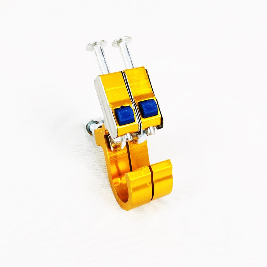 Cặp Móc treo đồ CNC trên xe máy kiểu bấm bật Greennetworks