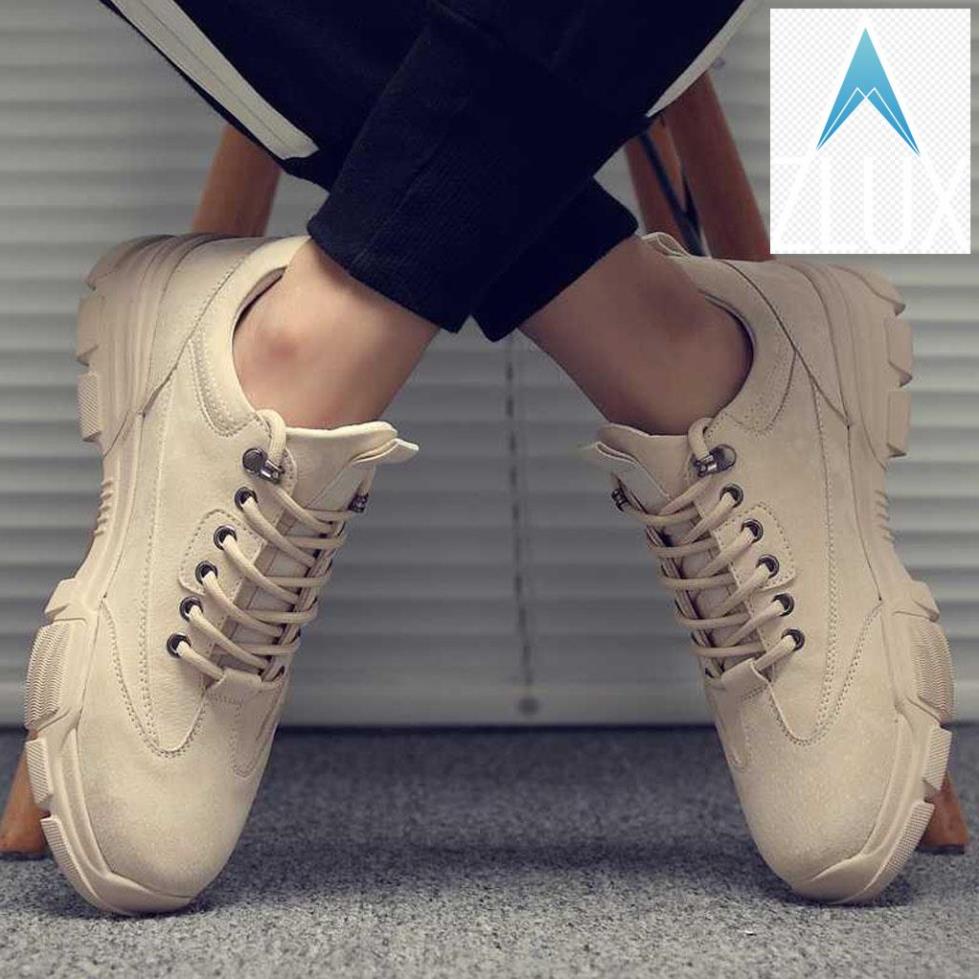 👆 Giày Sneaker Nam TKTMS08 Giày Thể Thao Nam Da Lộn Phong Cách Bụi Bặm Đường Phố TKT STORE Size (39-43) 👆