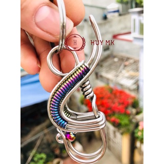 Móc khoá thủ công chim