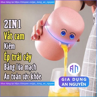 Dụng cụ vắt cam đồ vắt ép nước cam hoa quả trái cây bằng tay nhựa lúa mạch cầm tay -GDAN