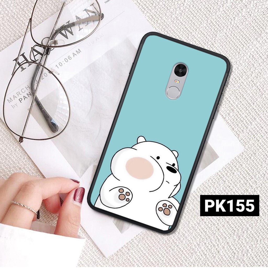 [Freeship từ 50k] ỐP LƯNG XIAOMI REDMI NOTE 4 IN HÌNH WE BARE BEARS -SIÊUBỀN-SIÊUĐẸP