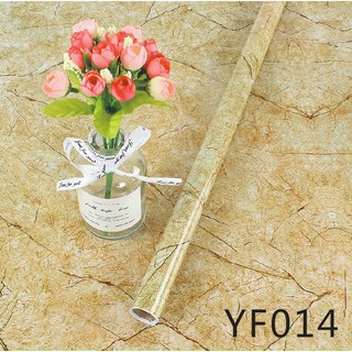 Giấy dán bếp ĐÁ VÀNG VÂN NÂU , miếng dán bếp chống bắn dầu mỡ, chịu nhiệt cao rộng 60cm X 3 MÉT