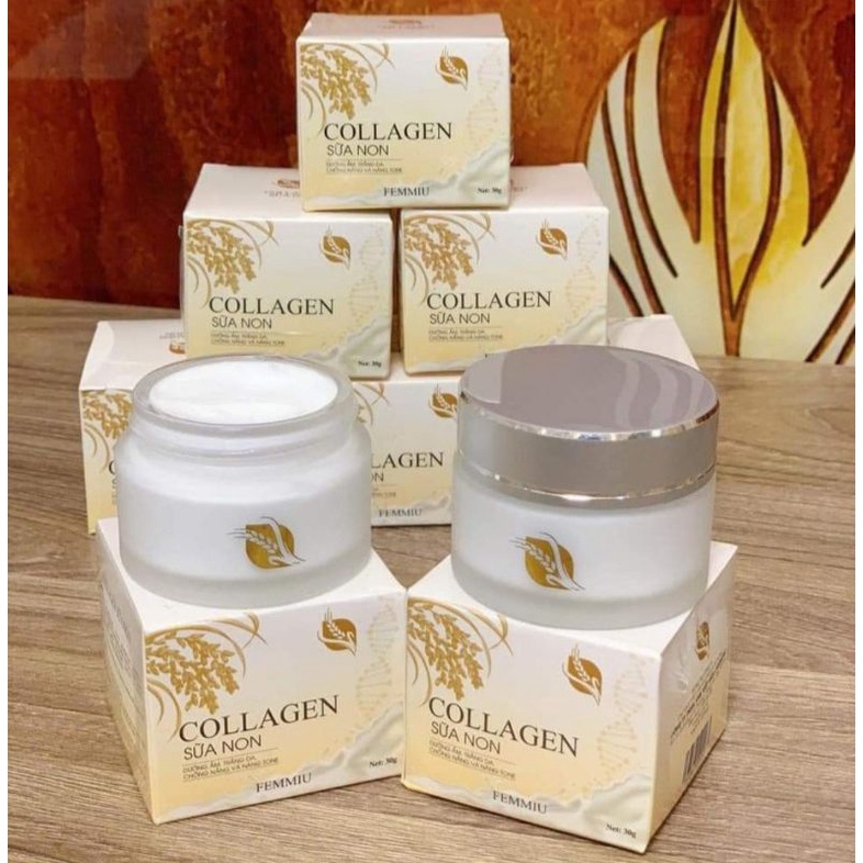 Kem collagen sữa non Femmiu sạch thâm,nám, trắng da - Chính Hãng