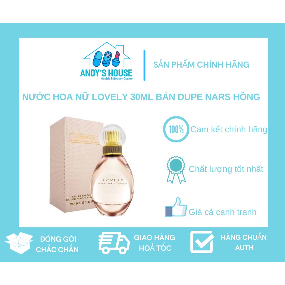 Nước Hoa Nữ 30ml - Lovely ( Bản Dupe Của Nars Hồng ) | Thế Giới Skin Care