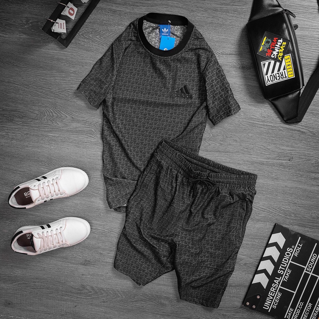 Đồ Bộ Thun Nam, Bộ Quần Áo Nam Mùa Hè AdiDas Thơi Trang chất liệu mát mẻ 2022