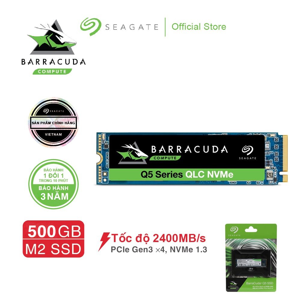 Ổ cứng SSD Seagate Barracuda Q5 500GB M2 NVMe_ZP500CV3A001