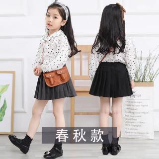 Chân Váy Ngắn Xếp Ly Phong Cách Hàn Quốc Thời Trang Xuân Thu Năm 2021 Cho Bé Gái