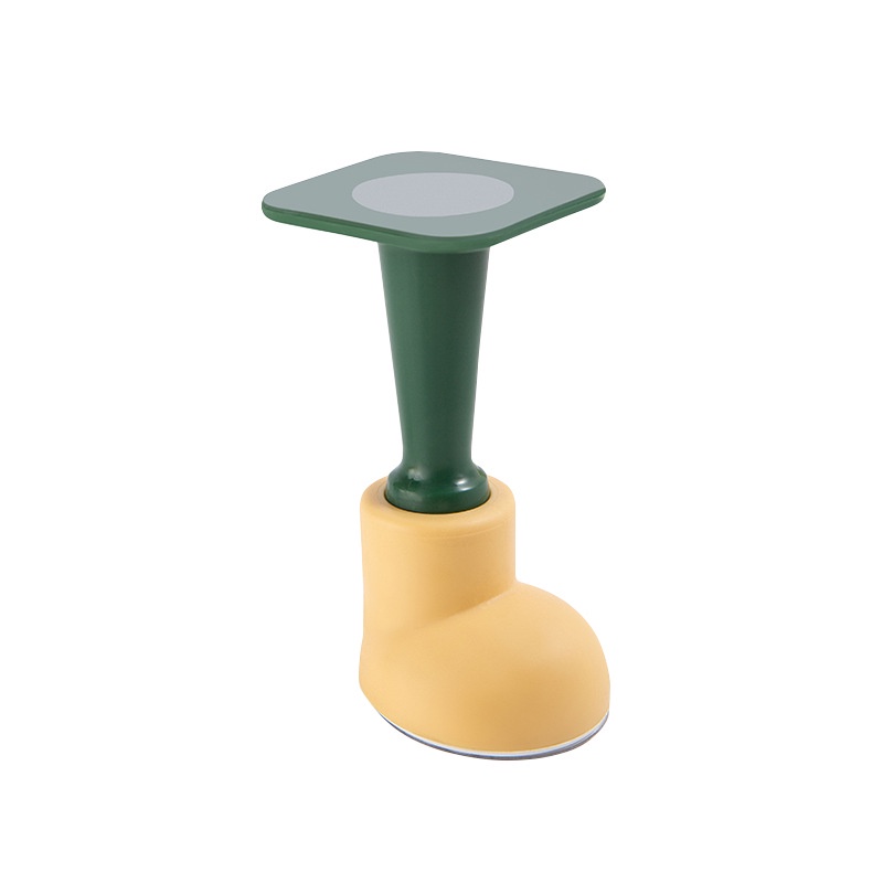 D55 Dụng Cụ Chặn Cửa Bằng Silicone Chống Va Đập Không Gây Tiếng Ồn Hình Tròn Tặng Kèm Thêm Miếng Dán Dự Phòng