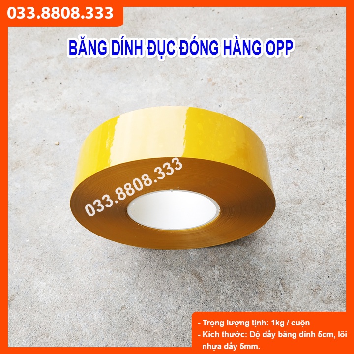 BĂNG DÍNH VÀNG CUỘN 1KG LÕI MỎNG CỰC DAI ĐÓNG HÀNG SIÊU THÍCH