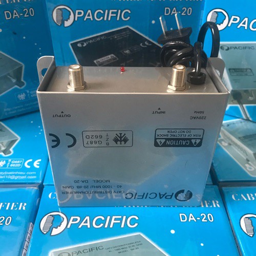 Bộ khuếch đại tín hiệu truyền hình cáp Pacific DA20