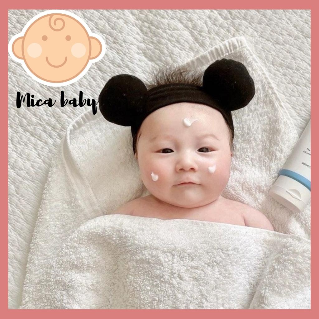 Băng đô, turban tai gấu đáng yêu cho bé Mica baby BD42