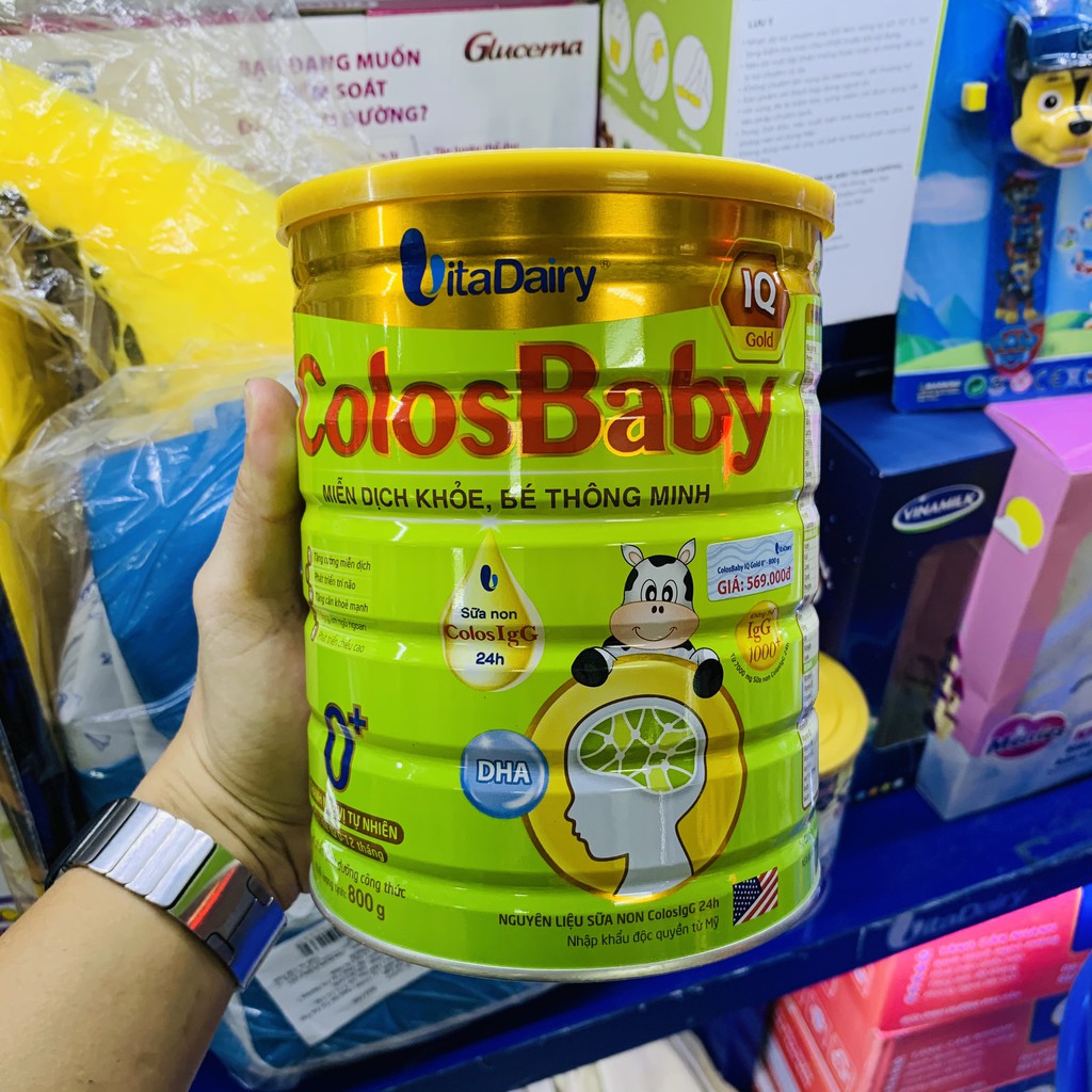 Sữa bột ColosBaby Gold/IQ 800G kháng thể từ sữa non