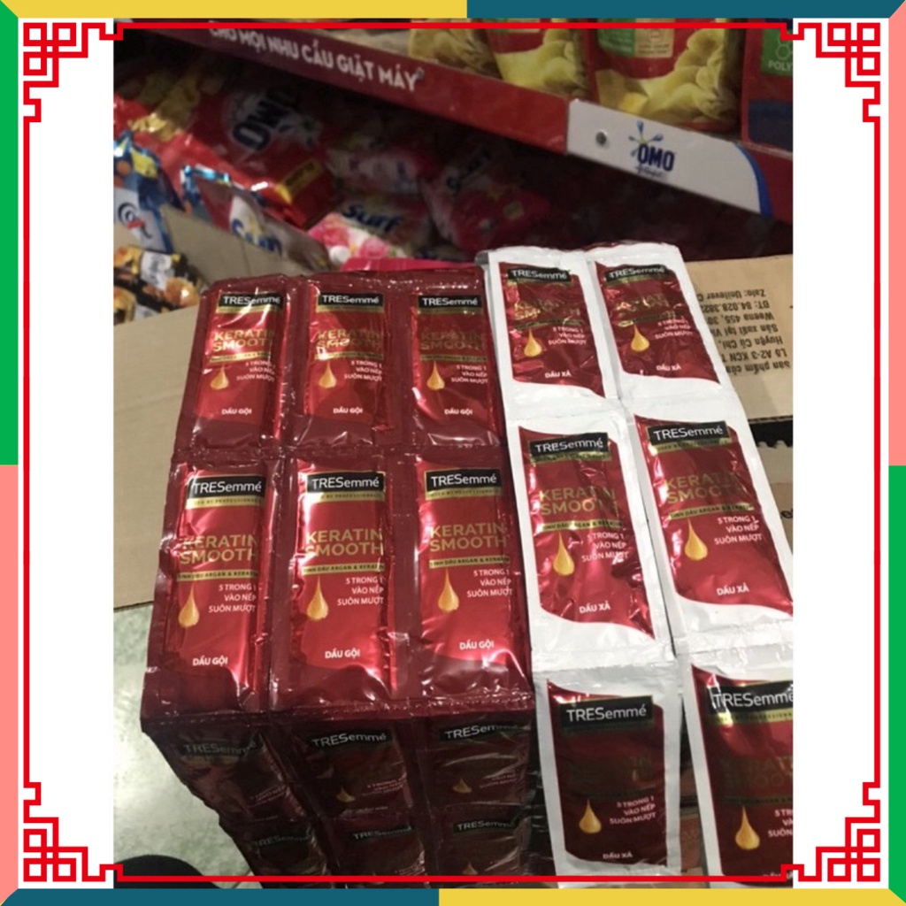 Dây 10 Gói Dầu Gội Xả TreSemme 7g chuẩn salon