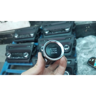 Nút đề nổ, start stop viền crom sáng xe mazda