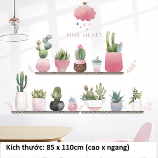 Decal dán tường nhiều mẫu, tranh dán tường giấy PVC cao cấp hàng đẹp