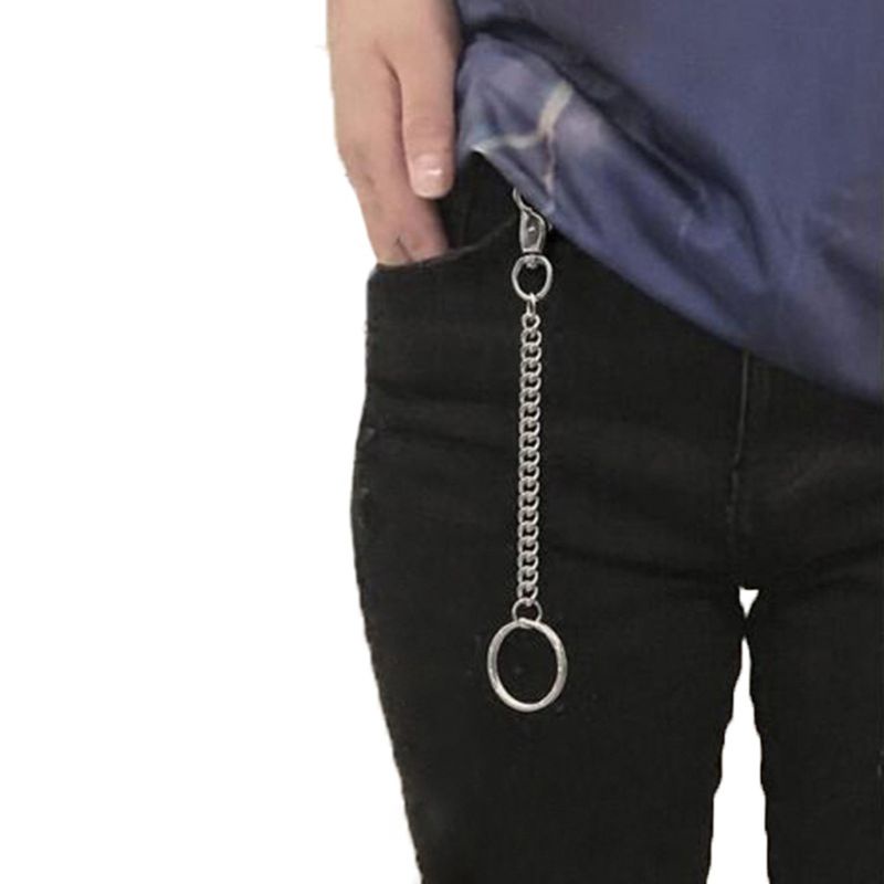 Dây Xích Kim Loại Đeo Quần Jean Đơn Giản Dễ Phối Đồ