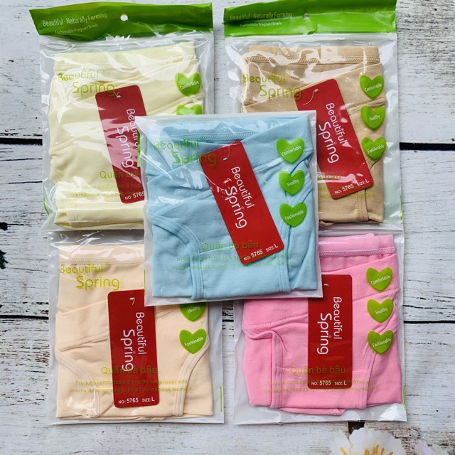 Quần lót bầu thun coton cạp chéo sexy gợi cảm túi zip cao cấp mặc trong váy dễ thương QL9005