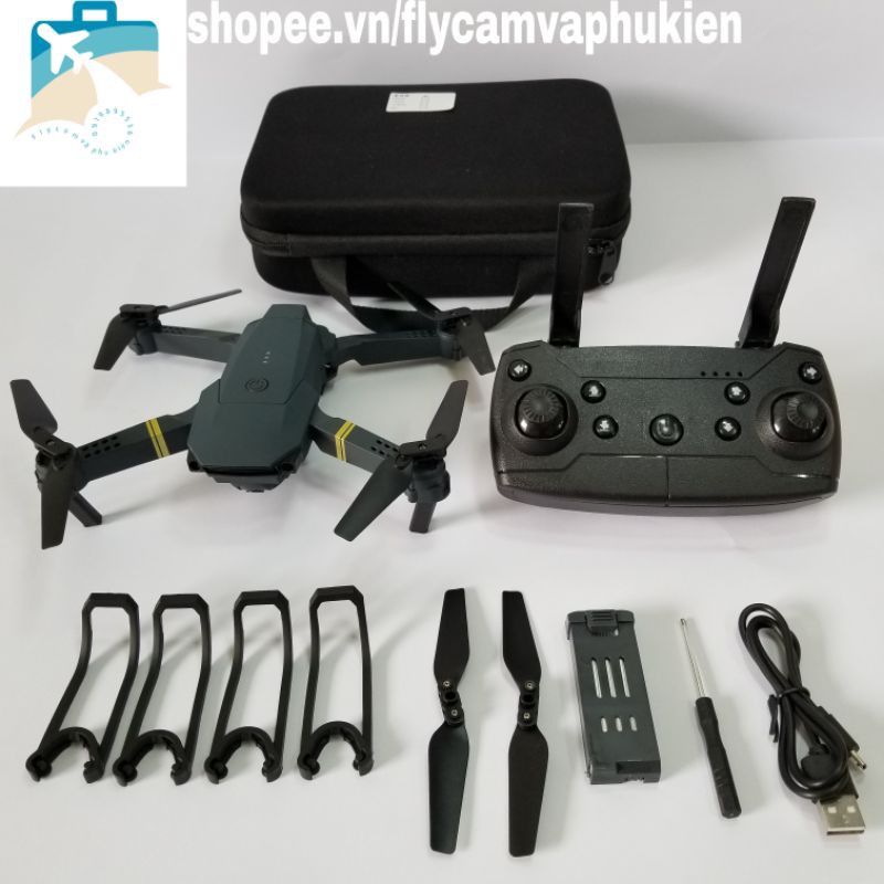 Flycam JY-019HW ( Eachine E58) thiết kế giống DJI Mavic, camera 720P, truyền trực tiếp, chỉnh góc 90 độ