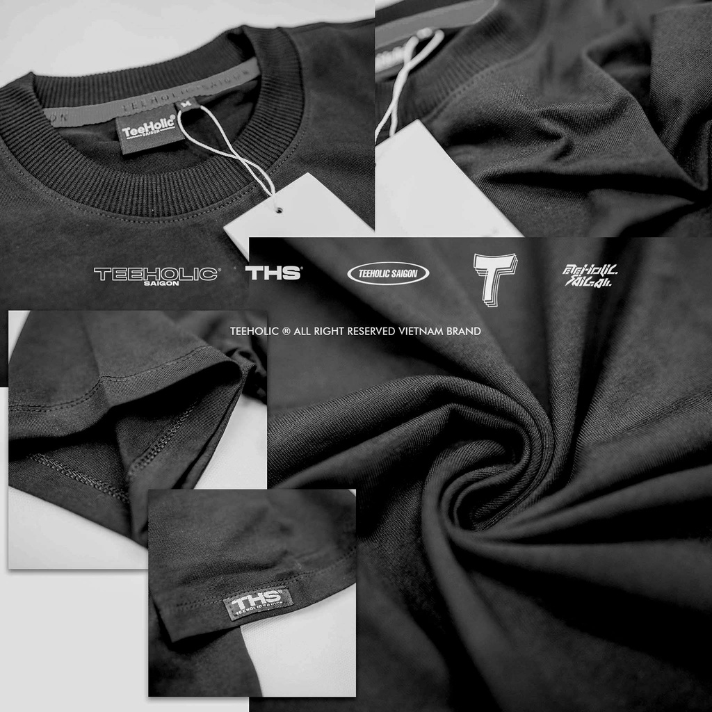 Áo Thun Unisex TeeHolic In Hình Ngân Hà THS Màu Đen Và Trắng