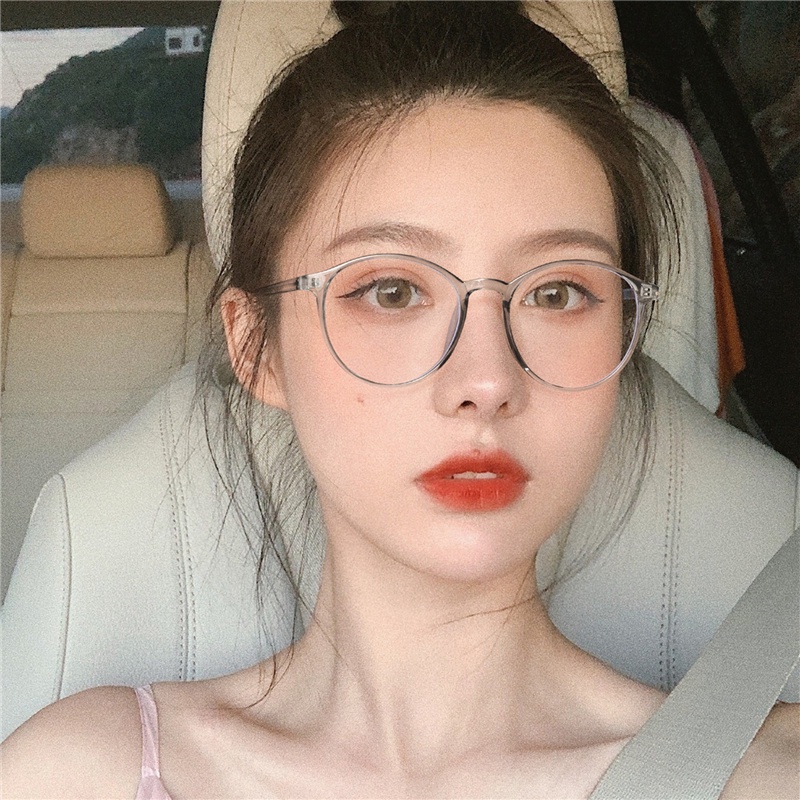 Mắt Kính Gọng Tròn Chống Ánh Sáng Xanh Thời Trang Dành Cho Nữ